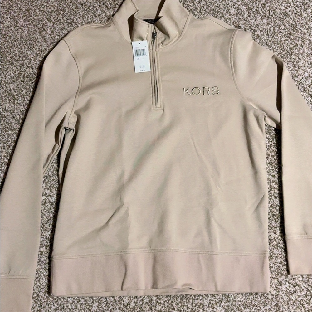 Michael Kors Dune Quarter-Zip Pullover